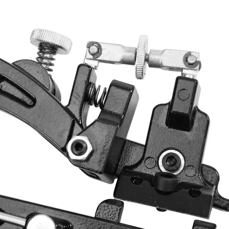 Алюминиевый ручной нож для кожи DIY G-clamp Leathercraft Edge Skiving Cutter экономичная Регулируемая машина для очистки овощей
