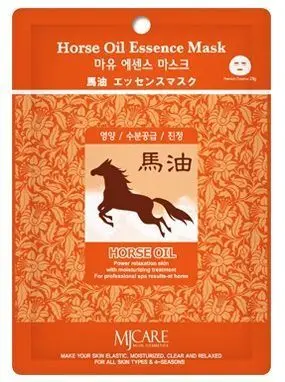 MIJIN Essence Маска тканевая конский жир Horse Oil Mask | Красота и здоровье