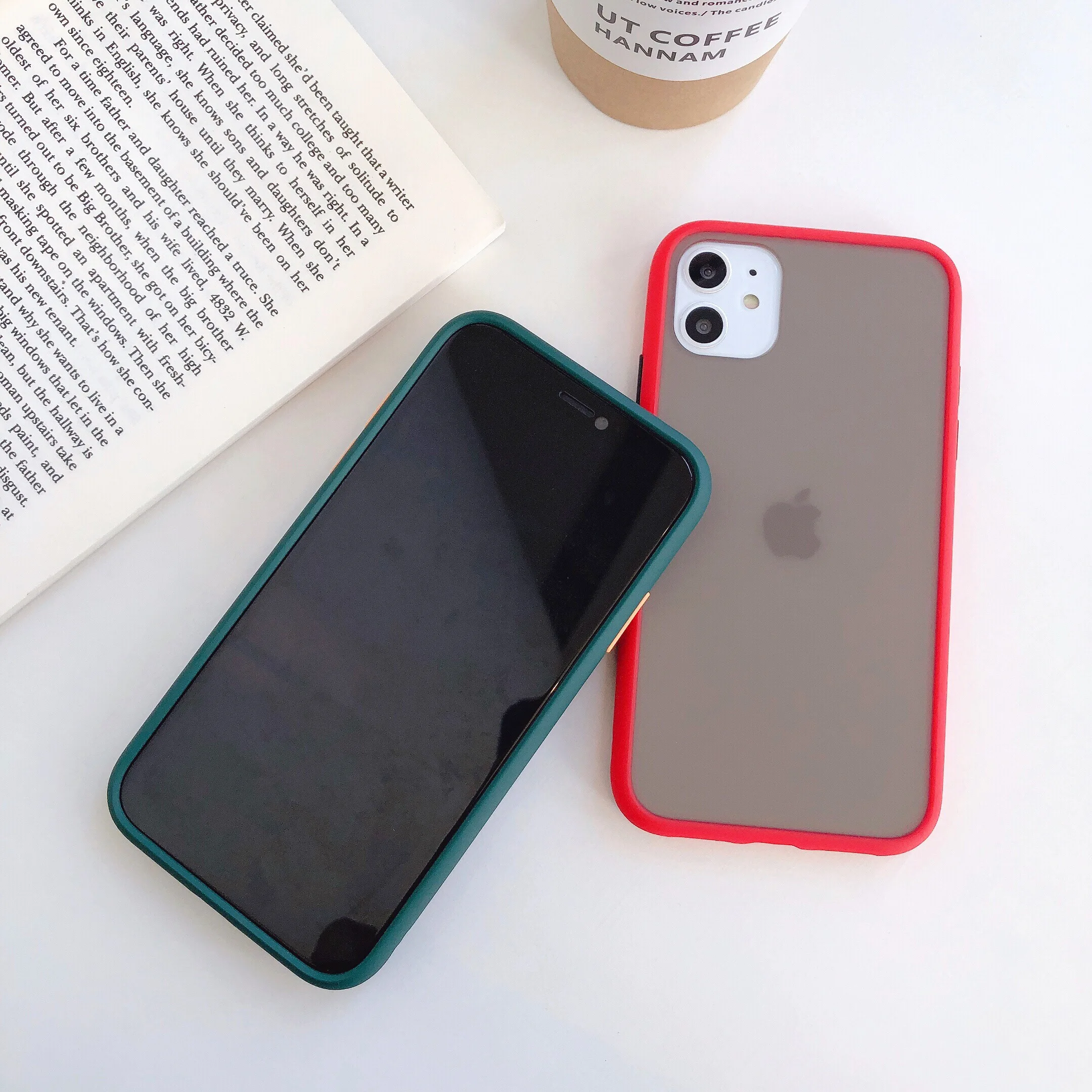 Прозрачный матовый чехол для iPhone 6, 7, 8 Plus, Силиконовый противоударный чехол для iPhone X, XR, XS Max, 11 Pro, прозрачный чехол