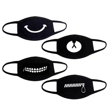 

Women Men Face Mask Cotton Dustproof Mouth Cartoon Bear Funny Muffle Party Masks Reuseable Cycling Dust Unisex Masks