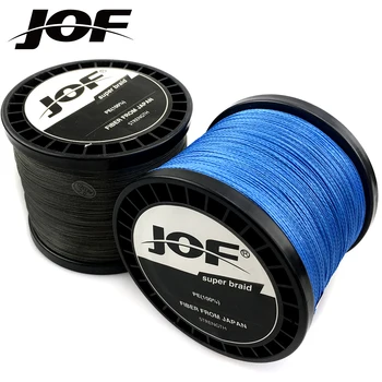

JOF 8 Strands 1000M PE Braided Fishing Line tresse peche Saltwater Fishing Weave Superior Extreme Super Strong 22LB to 78LB