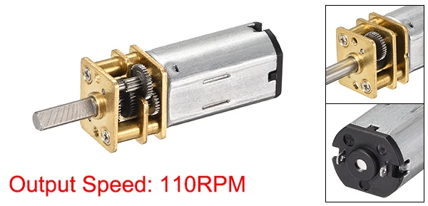 Uxcell микро Шестерни редуктор скорости для DC3/6/12 V 17-480 об/мин бесшумный редуктор большим крутящим моментом для DIY игрушки с мотором бытовой техники пульт ДУ для дистанционно управляемой машины лодки