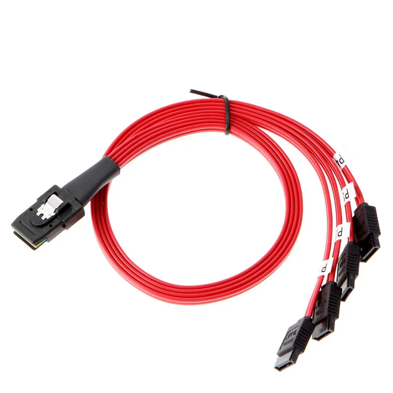 Mini SAS to 4X SATA Cable SAS SFF8087 to 4X SATA For SRC Series Server