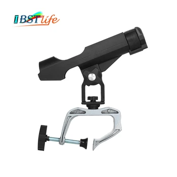 

Fishing Rod rack Holders clamp on Adjustable Removable 360 degree Kayak Boat Support Pole stand Bracket