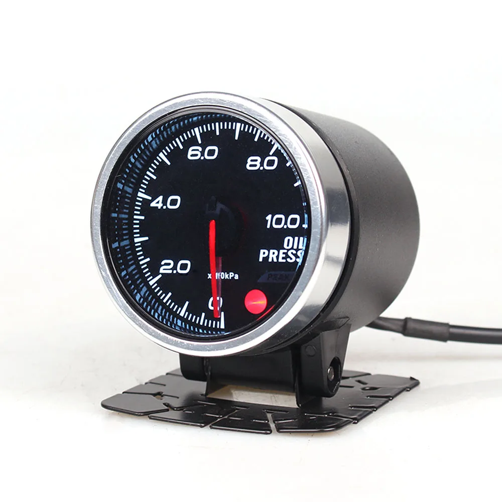 Fuel Level Gauge 2 Inch 52MM Auto Gauge Meter Ext Temp Turbo Boost Oil Press Water Temp Oil RPM Trans AFR Gauge With Stepper Motor