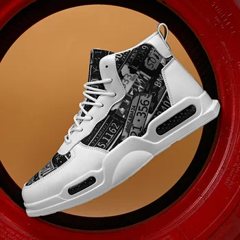 

Autumn High Top Men's Casual Shoes Breathable Non-slip Wear-resistant Light Sneakers Outdoor Sneakers Shoes Zapatos De Hombre