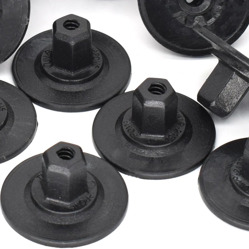 20x Car Body Undertray Guard Cover Screw Seat Nut Cap For Audi VW Screw Holder Heat Insulation Cushion Fastener Rivet Retainer
