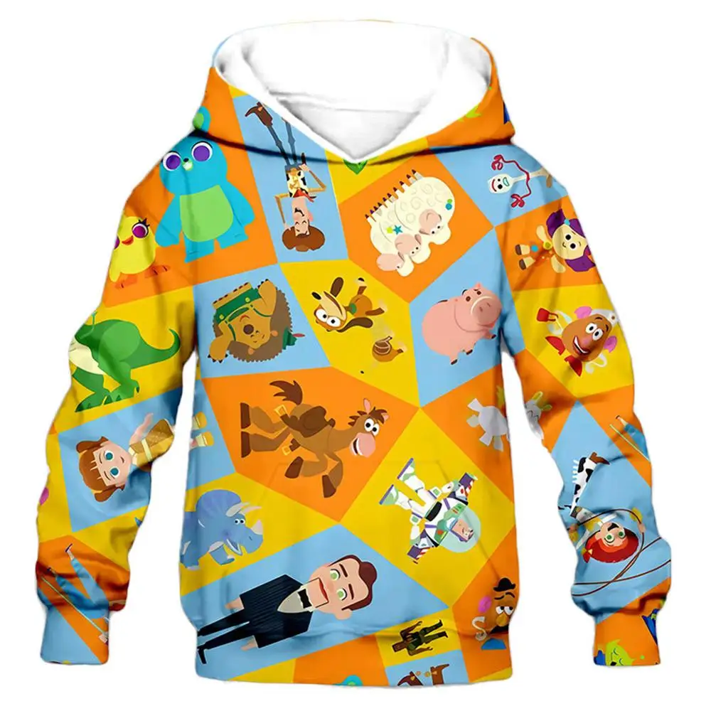 

Toy Story 4 Sport 3D Printed Hoody Children Fashion long Sleeve kid Funny Cartoon Hudy Sweatshirt Andy Hoodie