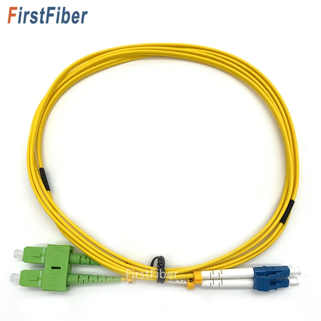 1M (3 pies) - Cable de fibra óptica simplex monomodo (9/125) - SC/APC a  SC/APC