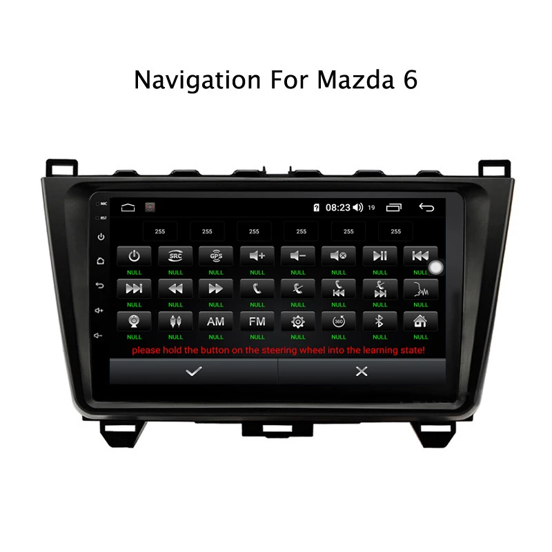 Sale Ectwodvd 9inch Andriod 8.1 Car DVD GPS For Mazda 6 Rui Wing 2008-2015 4G RAM 64G ROM CarPlay DSP 4G LTE with WIFI 7