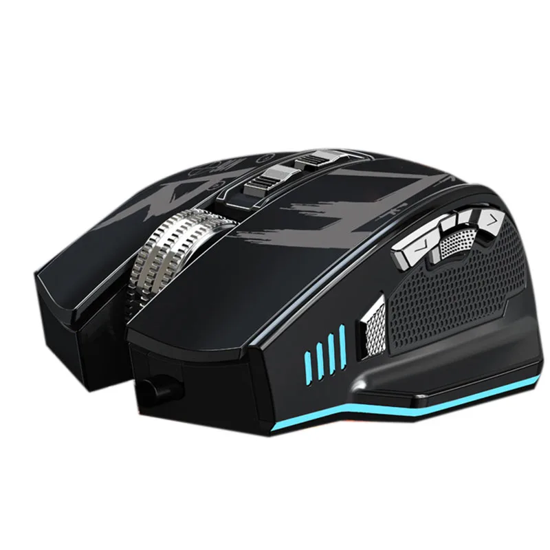 BLOODBAT Gaming Mouse Ergonomic Wired Mouse 9 Keys LED 4000 DPI