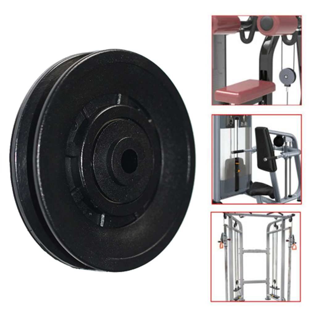 90mm Nylon Bearing Pulley Wheel Fitness Equipment Safe Gym Durable Part Universal Waterproof Wear Resistance Cable Round