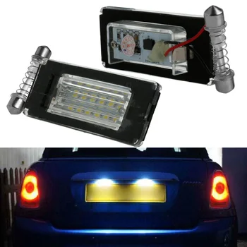 

Car License Plate Light LED 3528-SMD Bulb For MINI Cooper R56 R57 R58 R59 Set