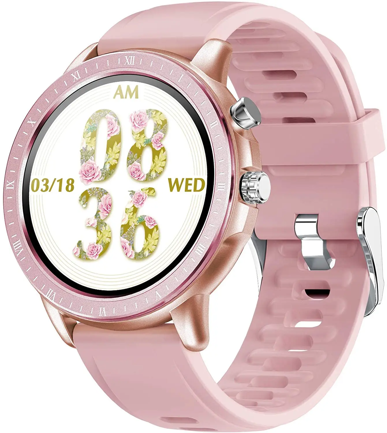 

Smart Watch for Android Phones Heart Rate Monitor Blood Pressure Activity Tracker Waterproof Bluetooth for Women Ladies