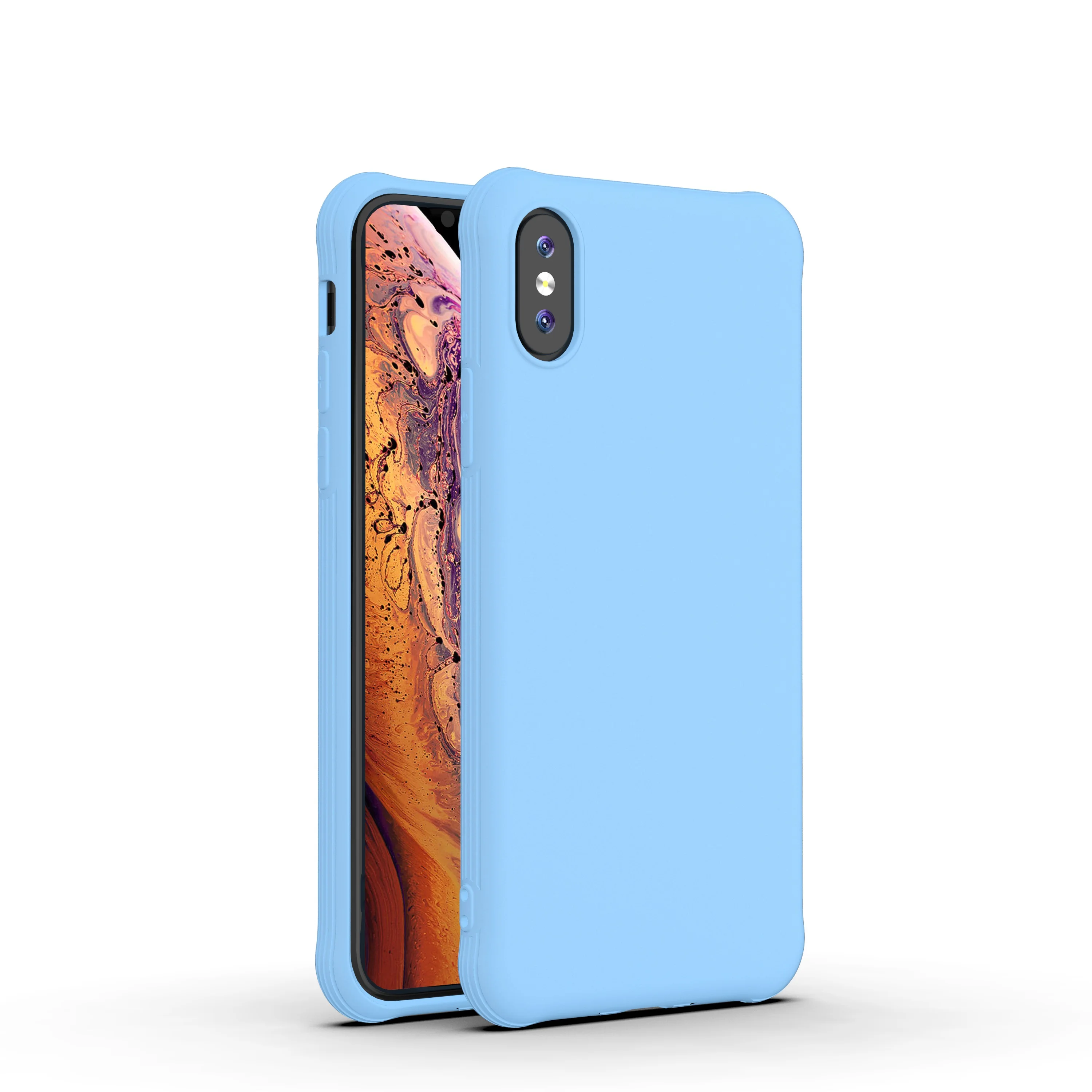 Мягкий противоударный чехол для iPhone 7 8 Plus SkipProof Phone Cover для iPhone XR X R S XS Max 6 6s Plus 7Plus 8 для корпуса