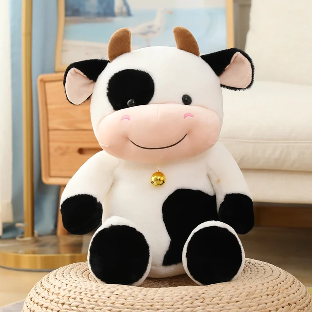 30/40/50CM Daimeng cow simulation doll cute cow toy pillow soft plush stuffed toy cow doll children's Playmate holiday gift