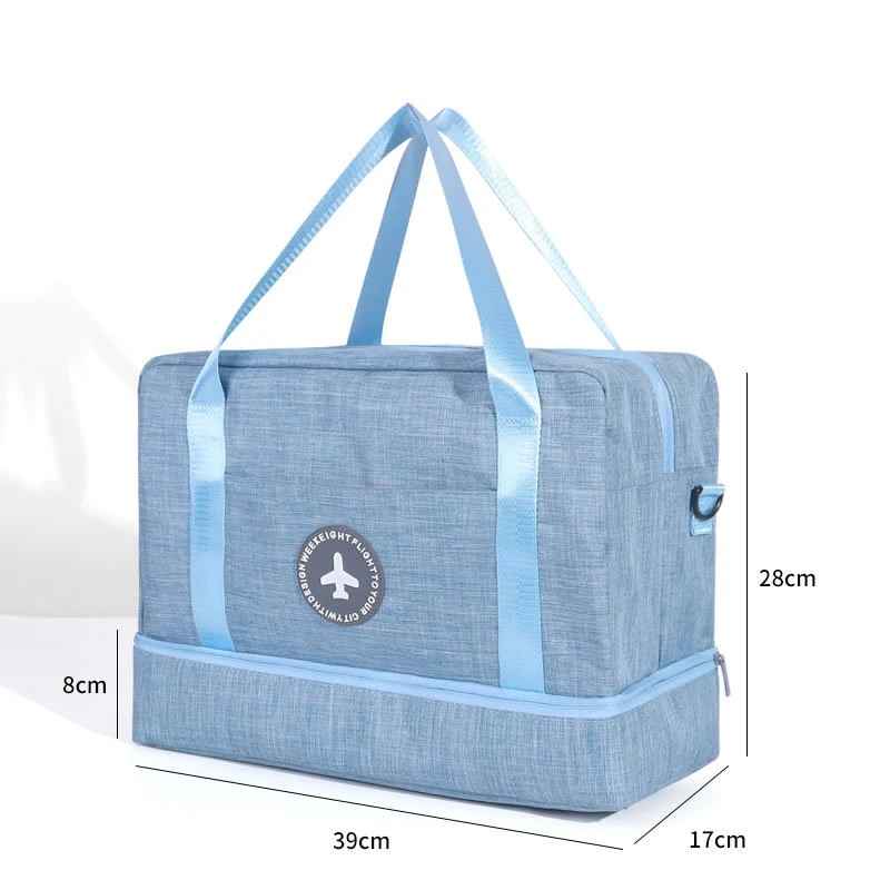 Качественная спортивная сумка, тренировочная сумка для спортзала, обувь для хранения, мужские и женские сумки для фитнеса, прочная многофункциональная сумка, спортивная сумка для улицы - Цвет: Синий цвет