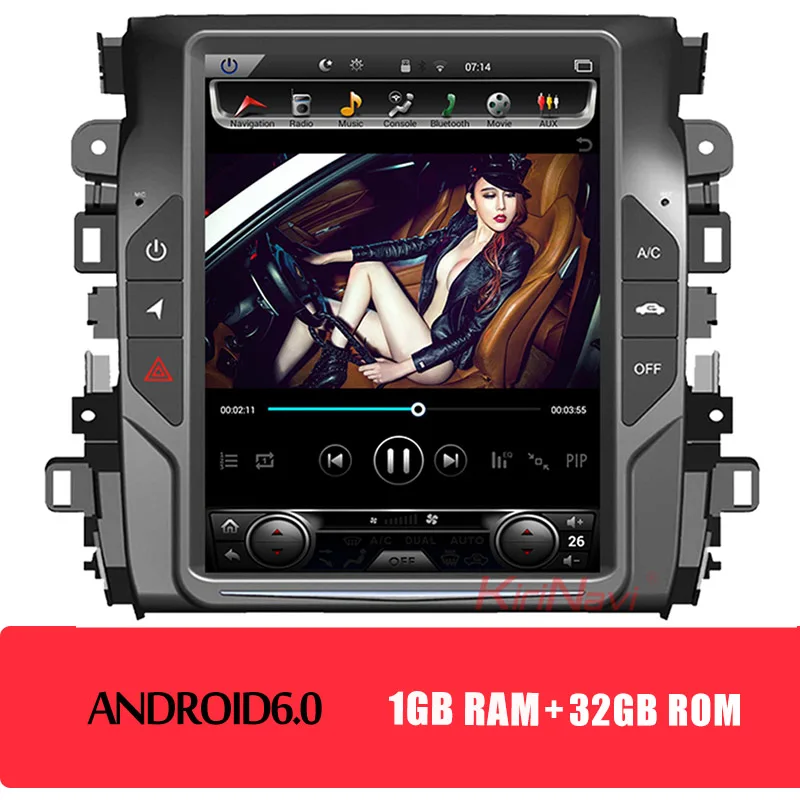 Android Car Radio KiriNavi вертикальный экран Tesla Style 10,4 ''Android 8,1 автомобильный Радио GPS навигатор для Honda Avancier автомобильный мультимедийный плеер - Цвет: Android Car Radio