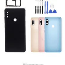 Подарок+ задняя крышка металлический корпус задней двери для Xiaomi Redmi Note 5/Note 5 Pro Batteryback+ запасные части для ремонта бокового ключа
