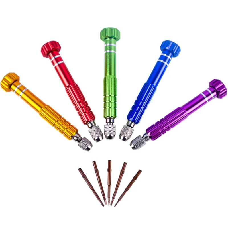 

5in1 Screwdriver Repair Kit Screwdriver Sets Phone Opening Tools Phone Repair Tools for Iphone Huawei Xiaomi /Color Random