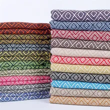 150 см ширина хлопчатобумажная ткань в клетку, жаккардового переплетения печатных ткань домашний мешок скатерть одежда, ремесла аксессуары BH22