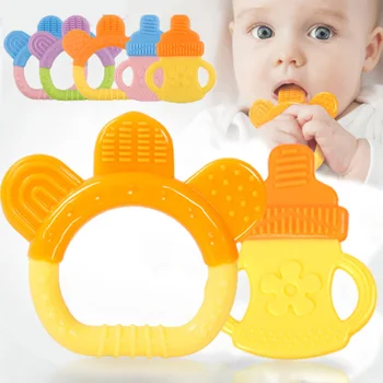 

Safe Baby teether baby toys Newborn Chewable Nursing perle silicone Natural stop Sucking Thumb Toy Toddle teething toys