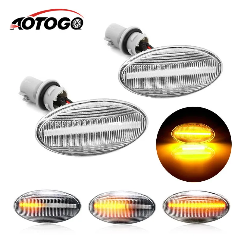 

2pcs Led Dynamic Side Marker Turn Signal Light Sequential Blinker Light Indicator For Suzuki Swift Jimmy Vitara SX4 Alto