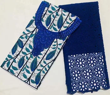 

Java wax print fabric african lace fabric african wax print fabric stone milk silk lace 2.5+3yards cotton fabric for dress YN-B3