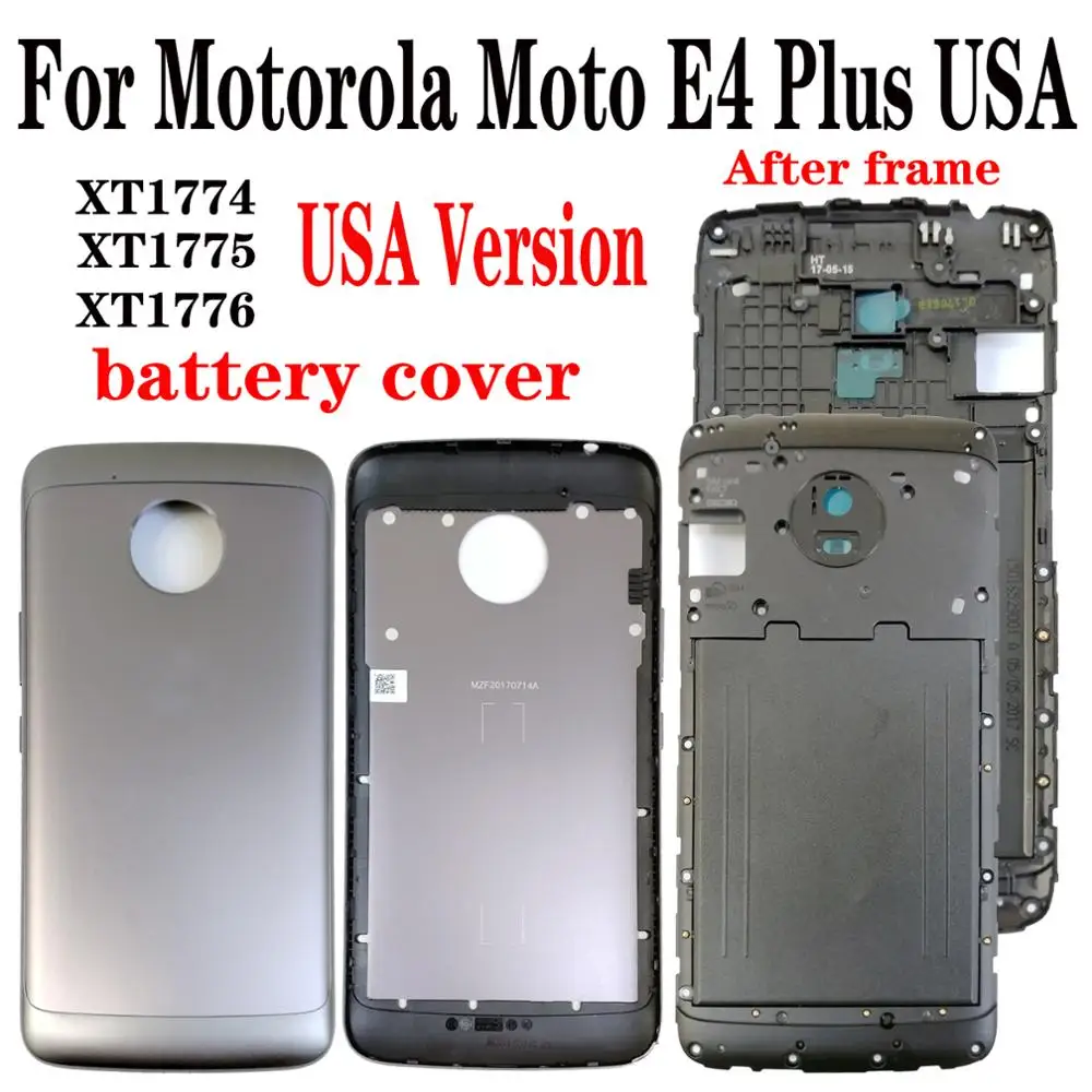 Shyueda 100% Оригинальная Новинка для Motorola Moto E4 Plus USA XT1774 XT1775 XT1776 задняя крышка корпуса