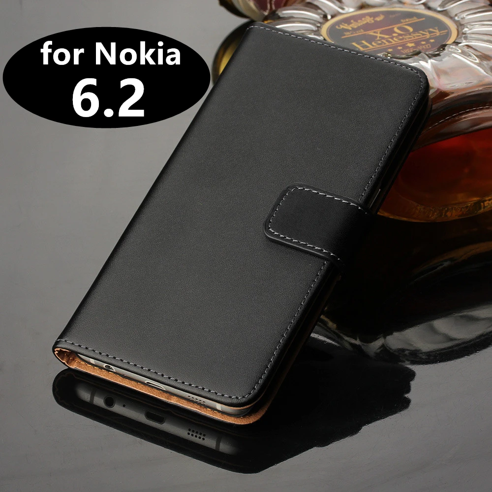 

Premium Pu Leather Flip Cover Luxury wallet case for Nokia 6.2 card holder holster phone shell GG