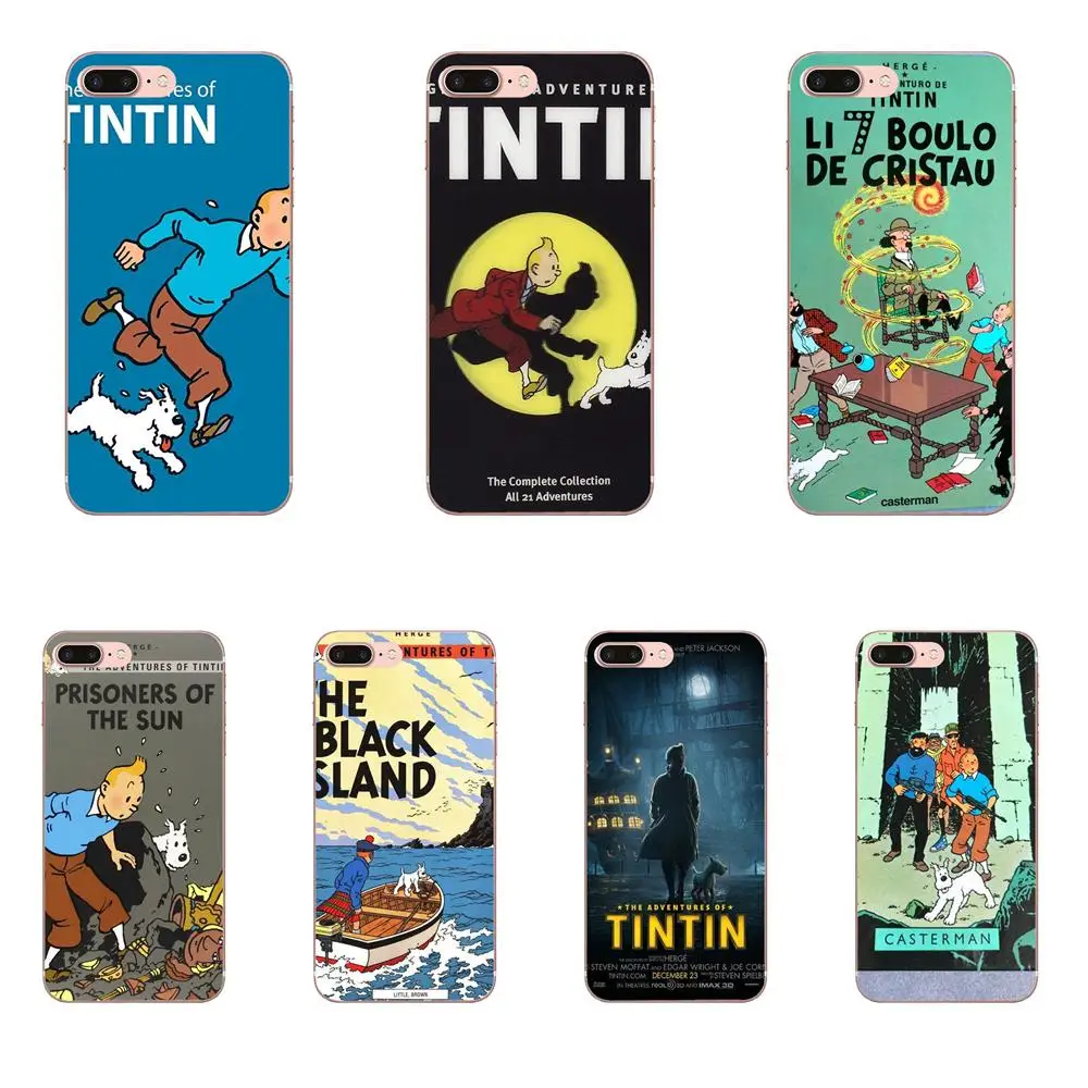 Красочные для Sony Xperia Z Z1 Z2 Z3 + Z4 Compact Z5 Plus M2 M4 XA XA1 XZ Premium Приключения Tintin Best | Мобильные
