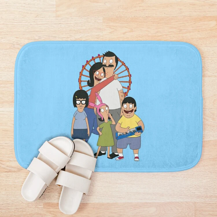 Bob’s Burgers Bath Mat Doormat Home Rectangle Anti slip Carpet