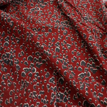 

Spring and Summer New Leopard Camouflage Printed Twill Shirt Cotton Men 's and Women 's Tops Cotton Fabric