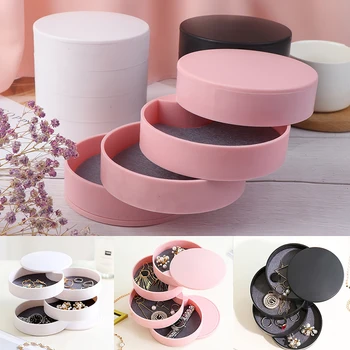 

Multi-layer Jewelry Box Organizer Jewellery Ornaments Case Storage With Lids