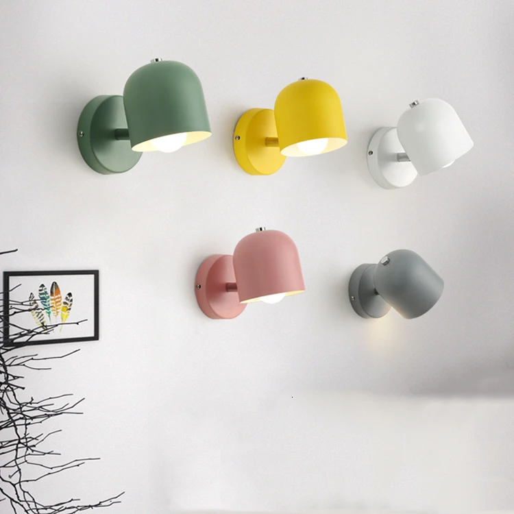 

Nordic postmodern design sconces light Simple strip glass modern wall lamp Ins wind blue white gray glass wall lights for home