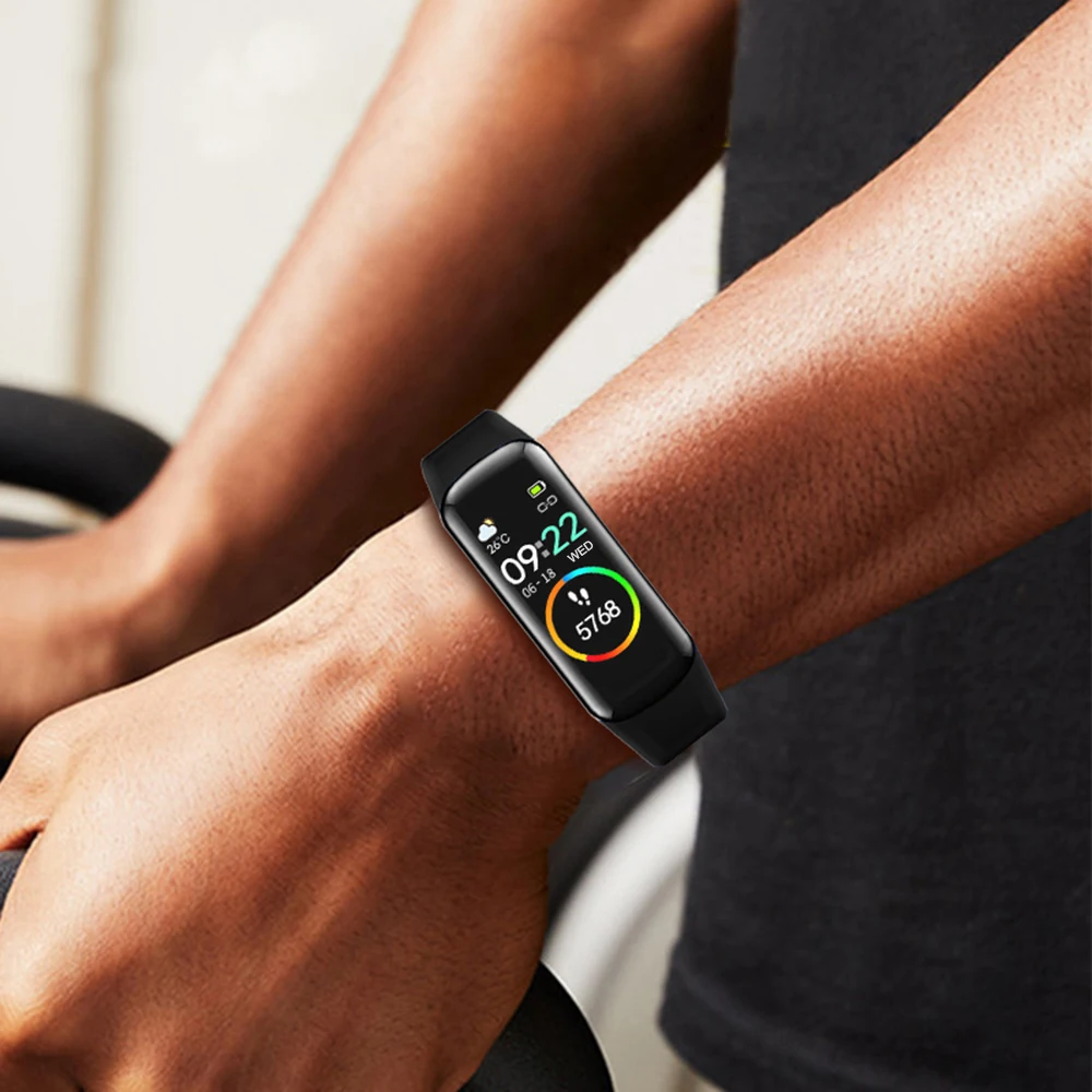 IP67 умный Браслет фитнес-трекер SmartBand пульсометр кровяное давление кислород измерение сна и калорий мониторинг