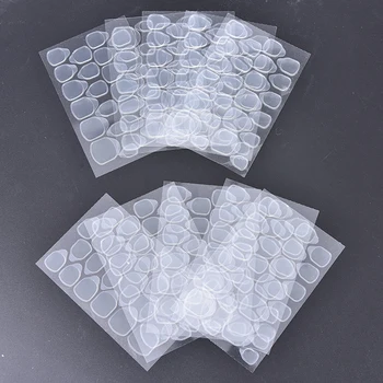 

10pcs/pack Double Sided Adhesive Glue Top Transparent Clear Sticker Sticky Tape For False Nail Tips Nail Art Tools