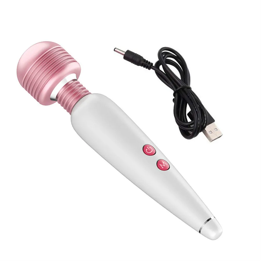 12 Speed Magic AV Wand Vibrator Massager USB Rechargeable Clitoris Stimulator G Spot Sex adult Toy For Women | Красота и здоровье