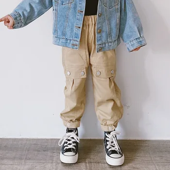 

Children's Spring and Autumn Bib Overall 2020 New Boys and Girls Korean Casual Pants All-match Baby Long Pants