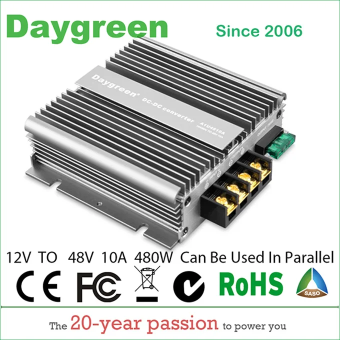 12VTO48V10A Parallel 12 В до 48 В/56 В/58 в 3A 5A 10A 20A 30A повышающий преобразователь для автоматических или дополнительных батарей 3 года гарантии новейшая модель - Цвет: 12VTO48V10A Parallel
