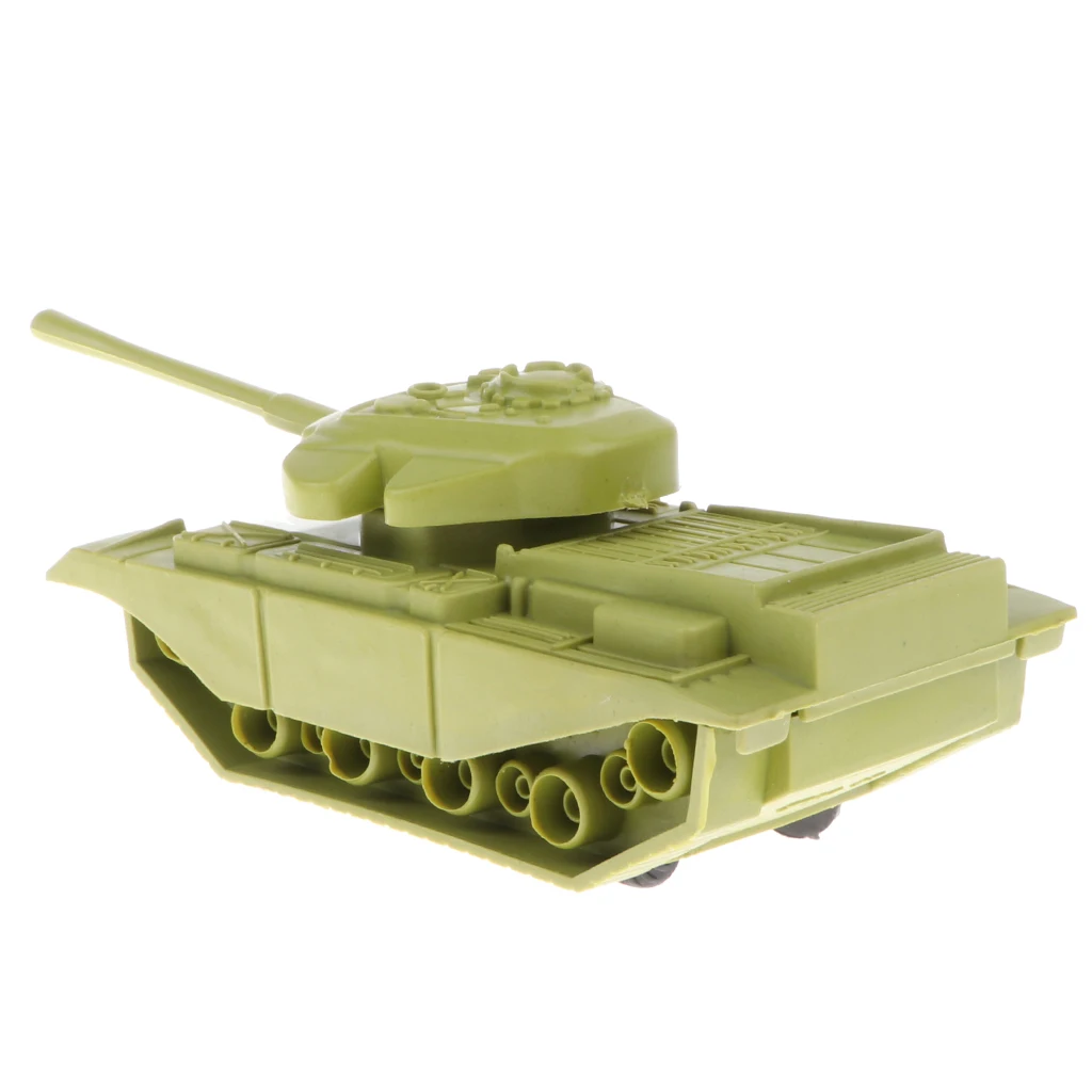 10pcs  Base Toy Soldiers Kit Blockhouse Medium Tank  Men ACCS Yellow