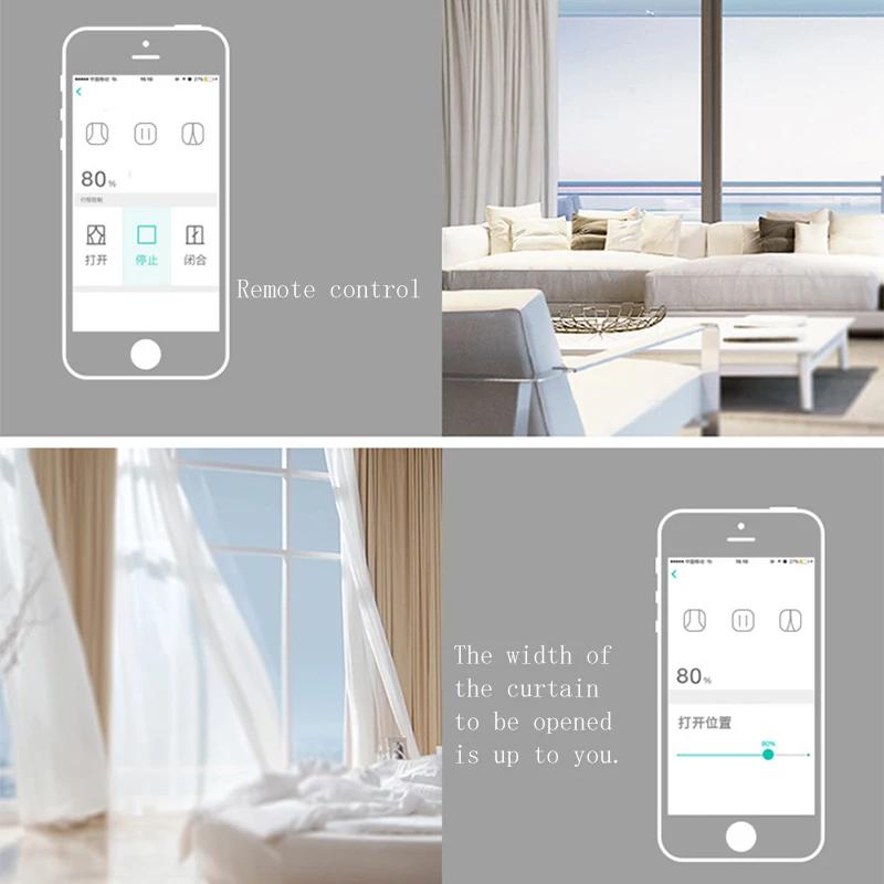Tuya Smart Life шторка с WIFI переключатель для Электрический моторизованный занавес штора штарки ролика, Google Home, Amazon Alexa Голосовое управление Управление