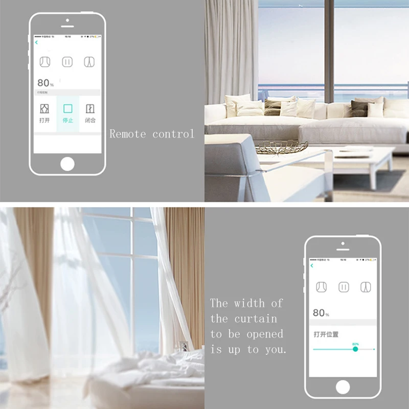Tuya Smart Life шторка с WIFI переключатель для Электрический моторизованный занавес