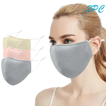 

3pc Outdoor Men Women Washable Reusable Printed Comfortable Breathable Mask Mascarilla Reutilizable Mondkapjes Herbruikbaar