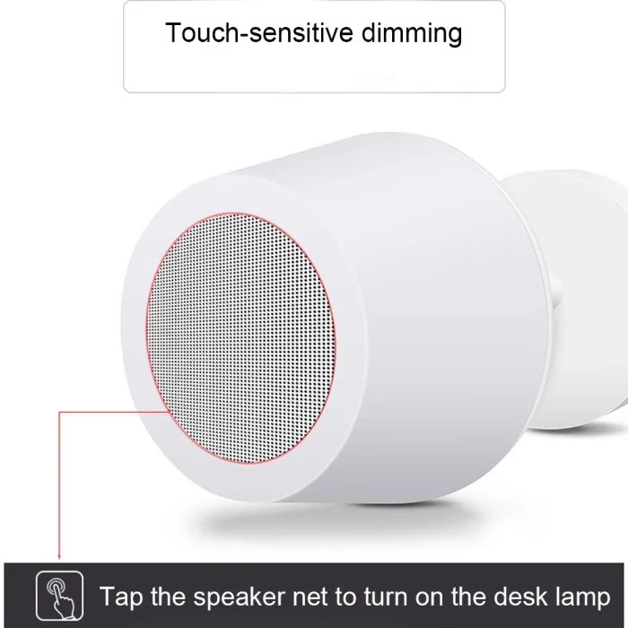 Светодиодный ночной Светильник беспроводной Bluetooth Динамик Сенсорный цветной Настольный прикроватный светильник WWO66
