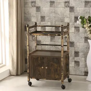 

Stunning retro new car hairdressing car three-story beauty salon barber hair salon push tool cart trolley