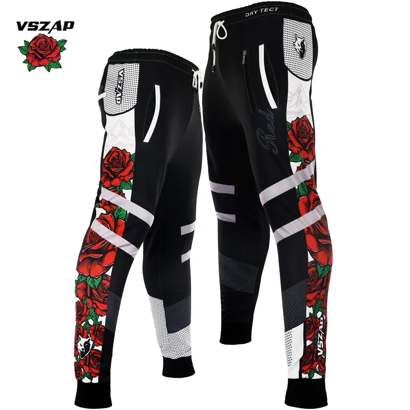 

VSZAP красные розовые Бейсбольные брюки, спортивные быстросохнущие брюки для смешанных боевых искусств, мужские тренировочные спортивные брюки для фитнеса