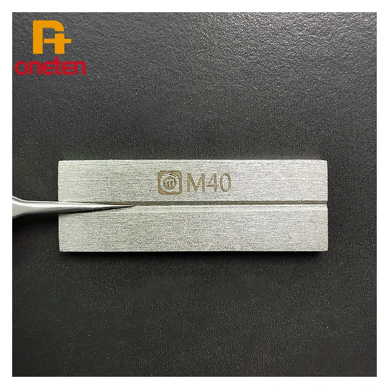 Amaoe-M40 스틸 그라인드스톤 트리밍 족집게, 그라인딩 블레이드, 양면 집게..