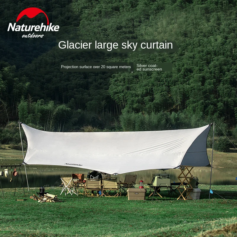 Палатка Naturehike на 8 10 человек большая беседка для кемпинга с серебряным покрытием