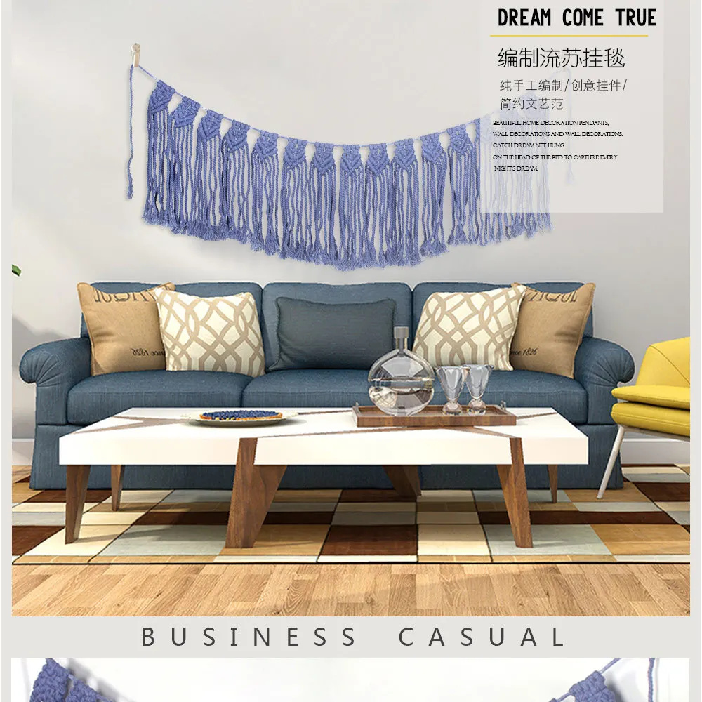 New Style Bohemian Weave Tapestry Home Decoration Sofa Background Wall Decorations Pendant Curtain Tapestry MS7284